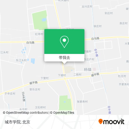 城市学院地图