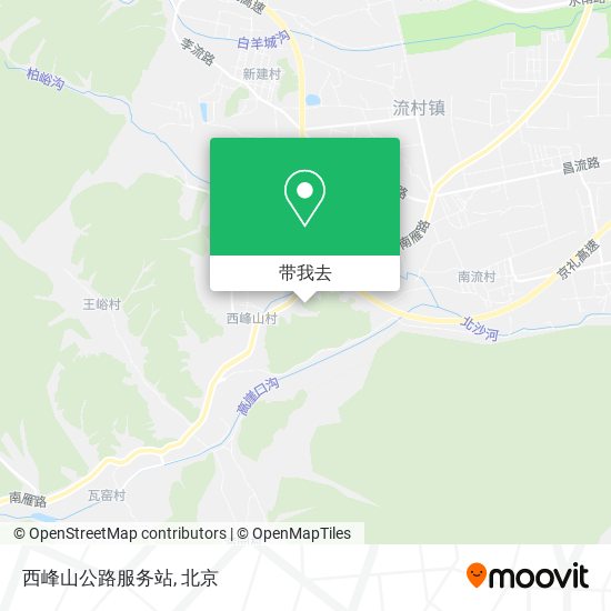 西峰山公路服务站地图