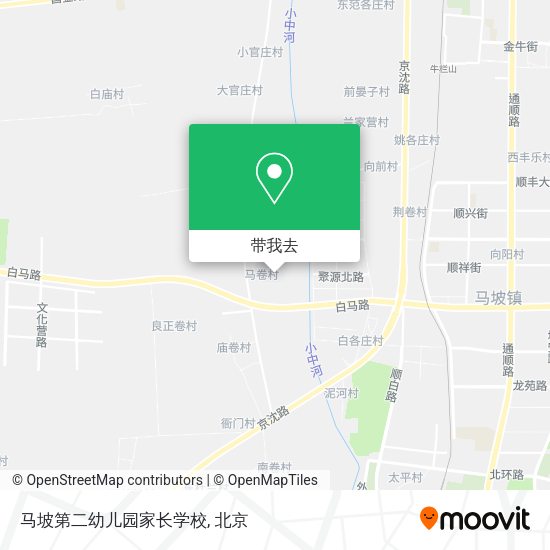 马坡第二幼儿园家长学校地图
