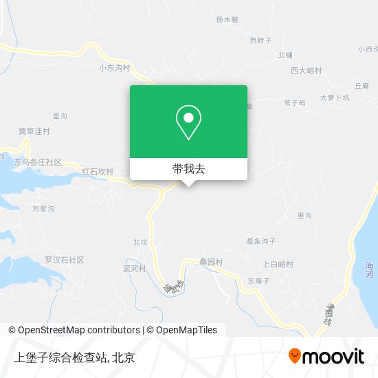 上堡子综合检查站地图