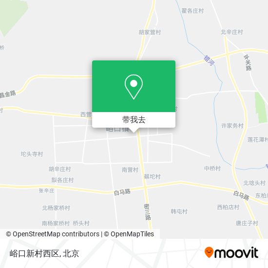 峪口新村西区地图