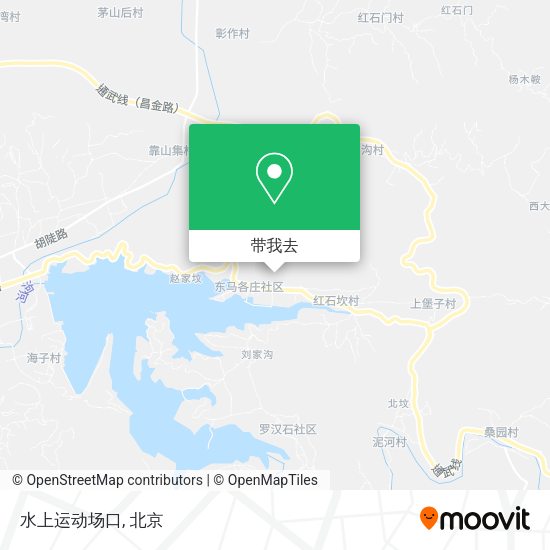 水上运动场口地图