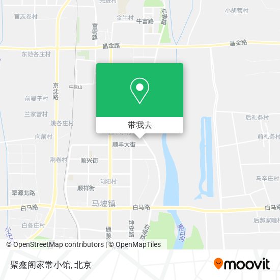 聚鑫阁家常小馆地图
