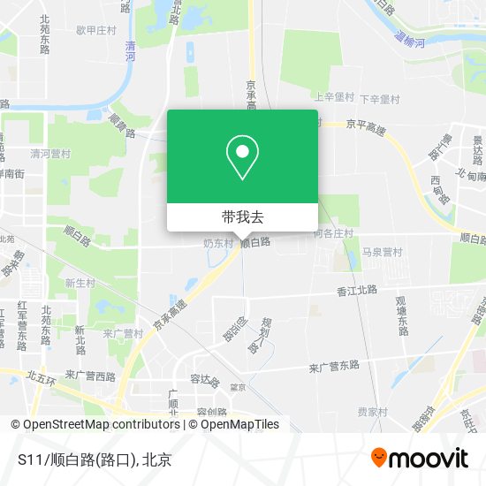 S11/顺白路(路口)地图