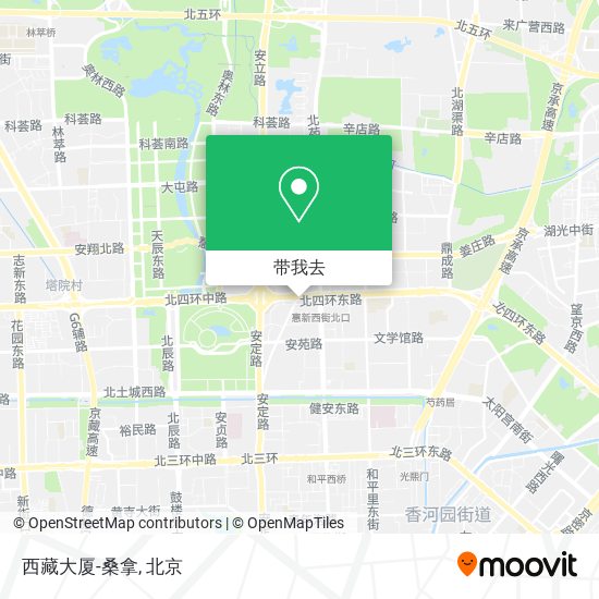 西藏大厦-桑拿地图