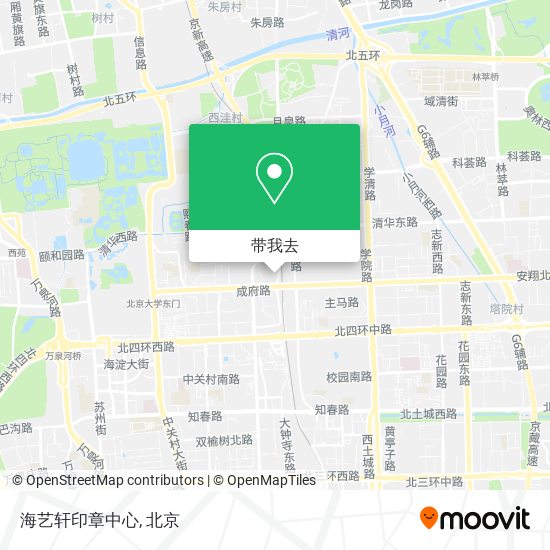 海艺轩印章中心地图