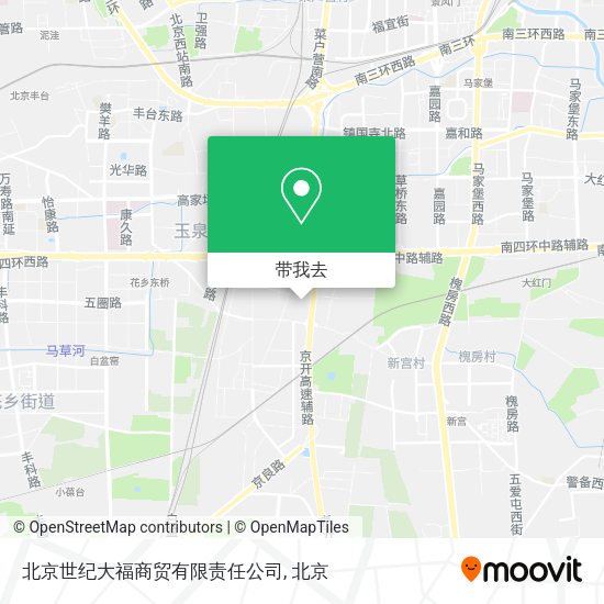 北京世纪大福商贸有限责任公司地图