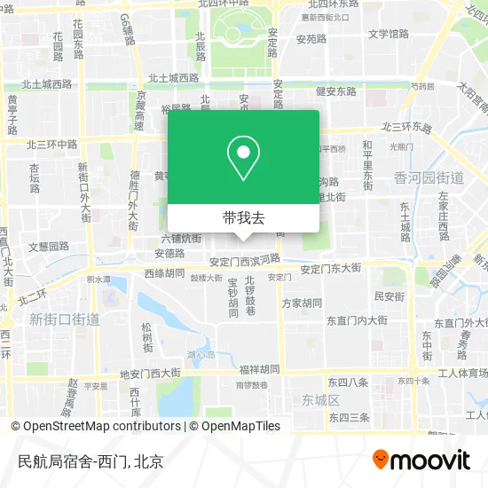 民航局宿舍-西门地图