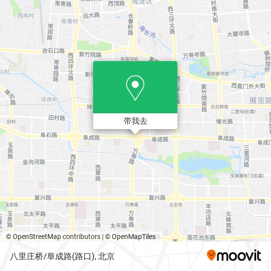 八里庄桥/阜成路(路口)地图