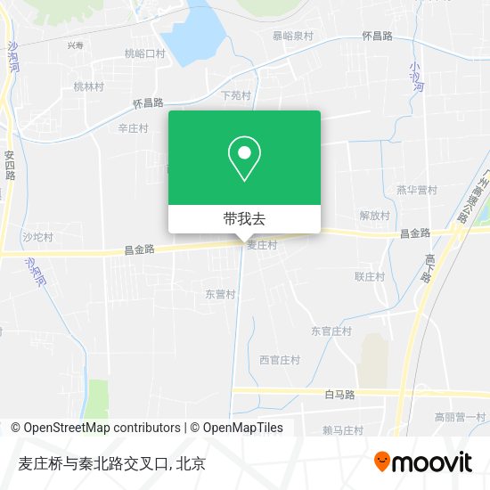 麦庄桥与秦北路交叉口地图