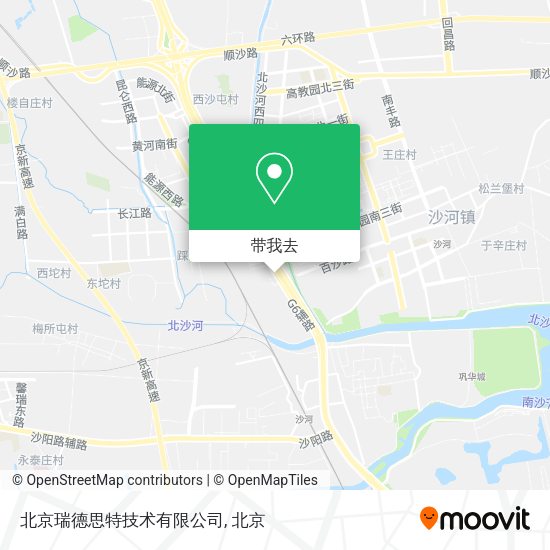 北京瑞德思特技术有限公司地图