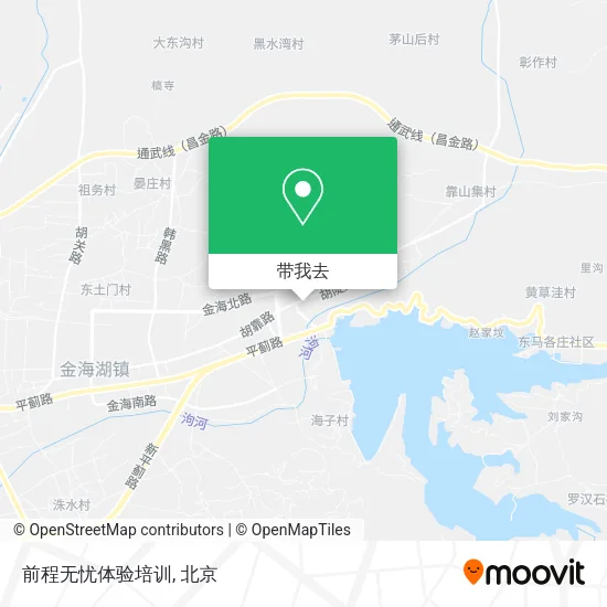 前程无忧体验培训地图