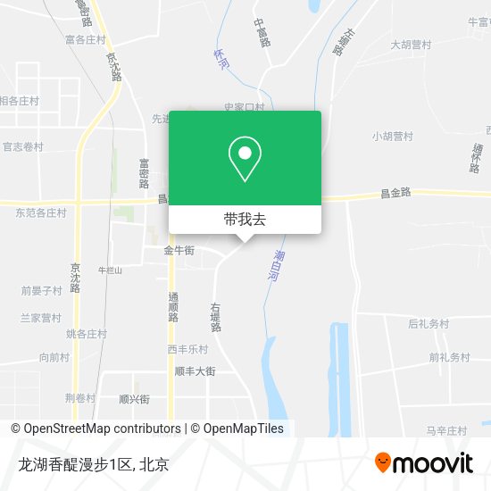龙湖香醍漫步1区地图