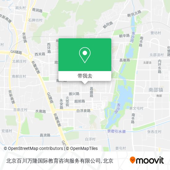 北京百川万隆国际教育咨询服务有限公司地图