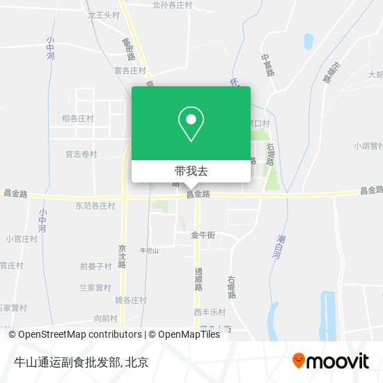 牛山通运副食批发部地图