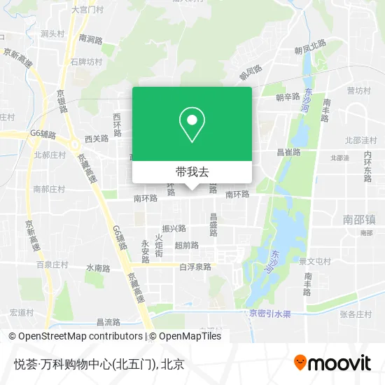 悦荟·万科购物中心(北五门)地图