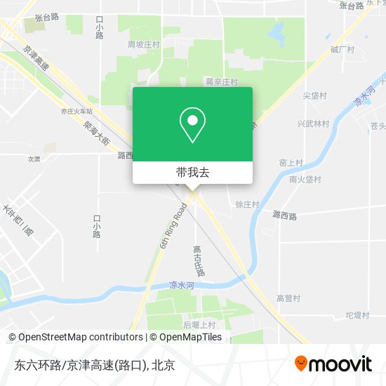 东六环路/京津高速(路口)地图
