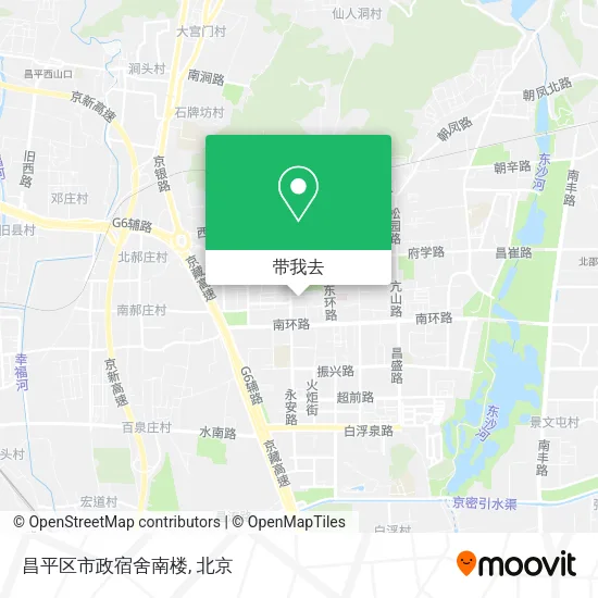 昌平区市政宿舍南楼地图