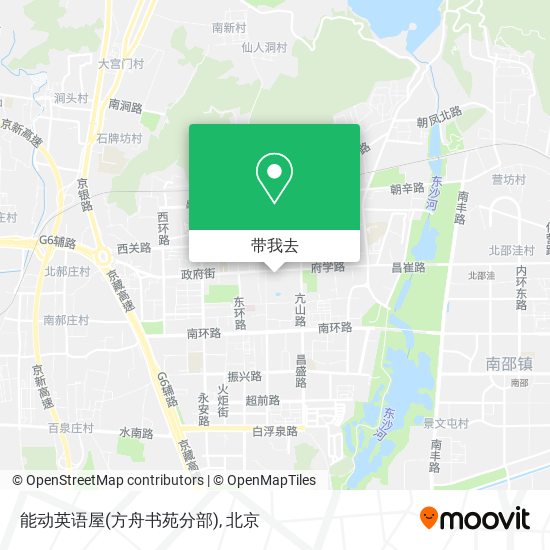 能动英语屋(方舟书苑分部)地图