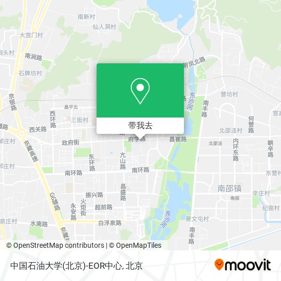 中国石油大学(北京)-EOR中心地图