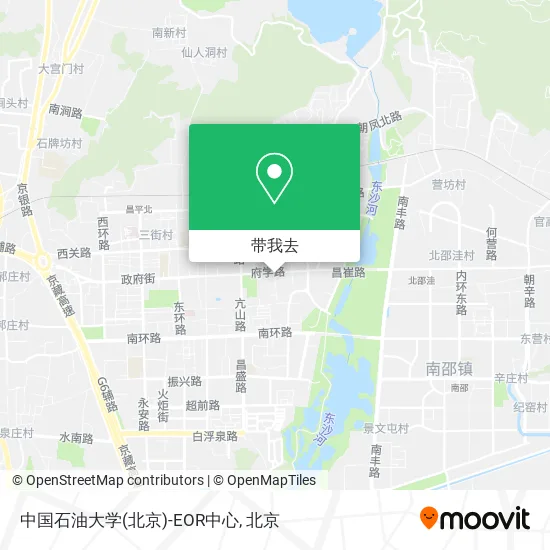 中国石油大学(北京)-EOR中心地图