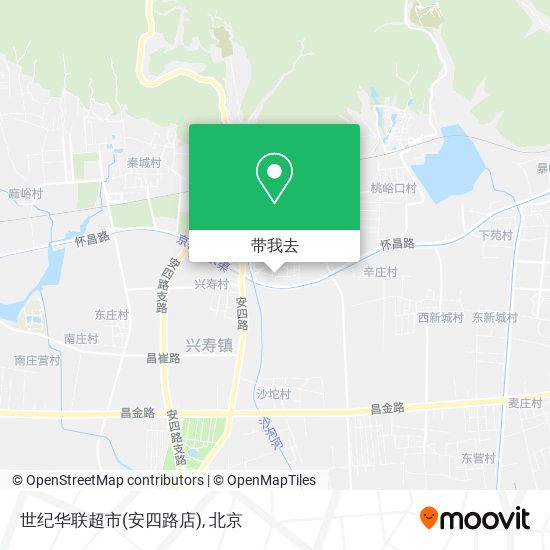 世纪华联超市(安四路店)地图