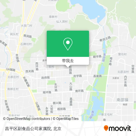 昌平区副食品公司家属院地图