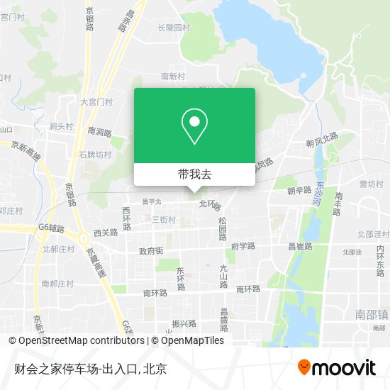 财会之家停车场-出入口地图