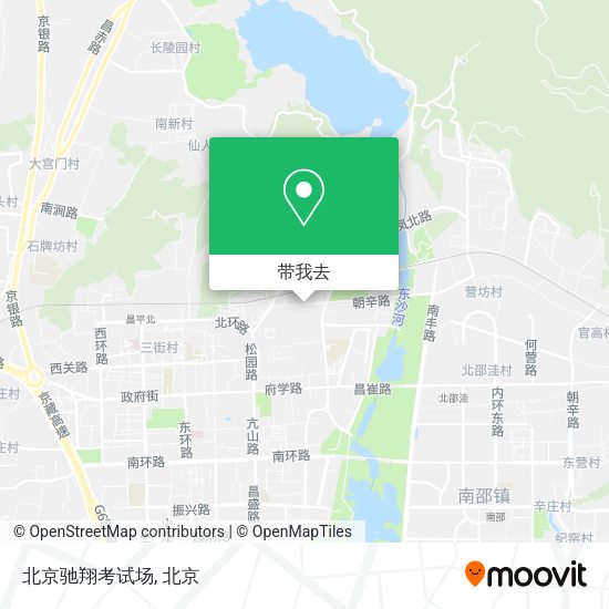 北京驰翔考试场地图