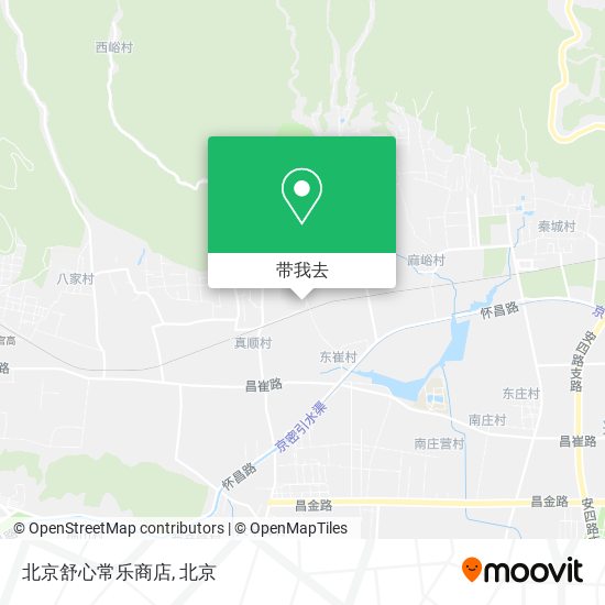 北京舒心常乐商店地图
