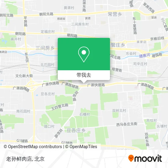 老孙鲜肉店地图