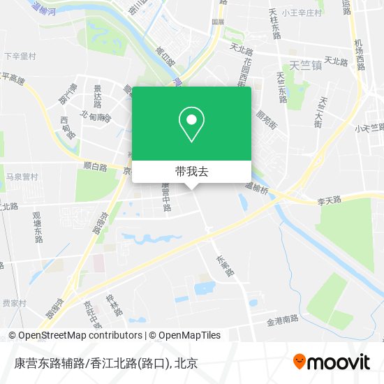 康营东路辅路/香江北路(路口)地图