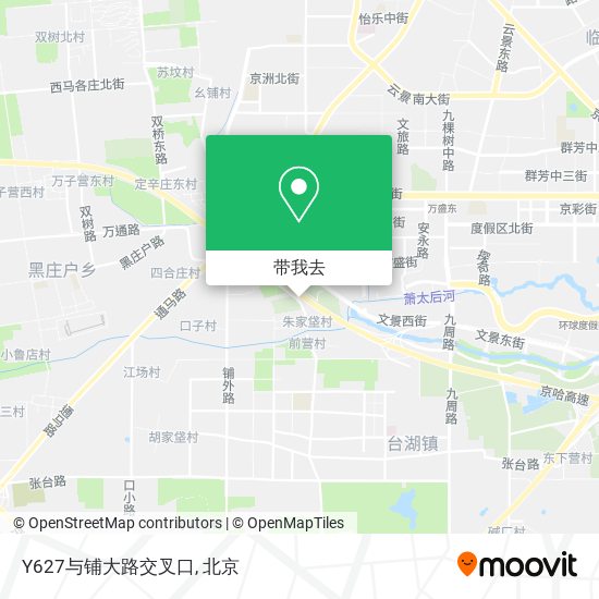 Y627与铺大路交叉口地图