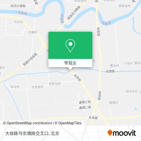 大徐路与京塘路交叉口地图