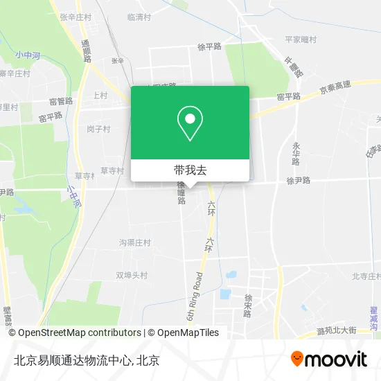 北京易顺通达物流中心地图