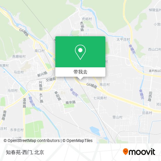 知春苑-西门地图