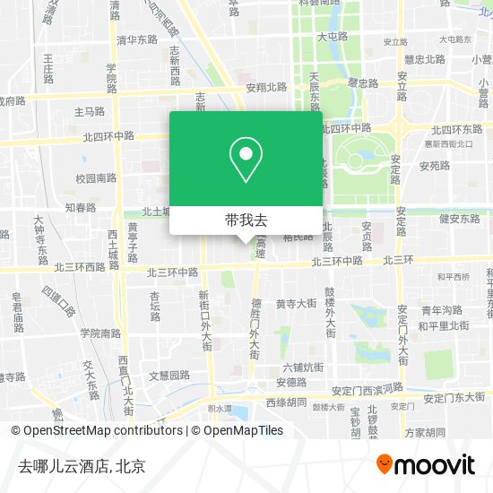 去哪儿云酒店地图