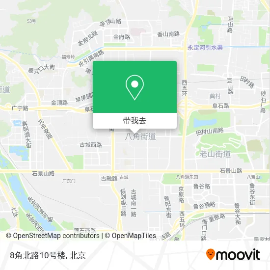 8角北路10号楼地图