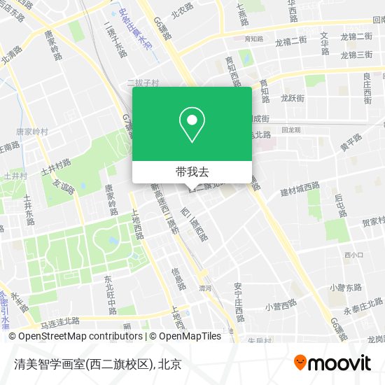 清美智学画室(西二旗校区)地图