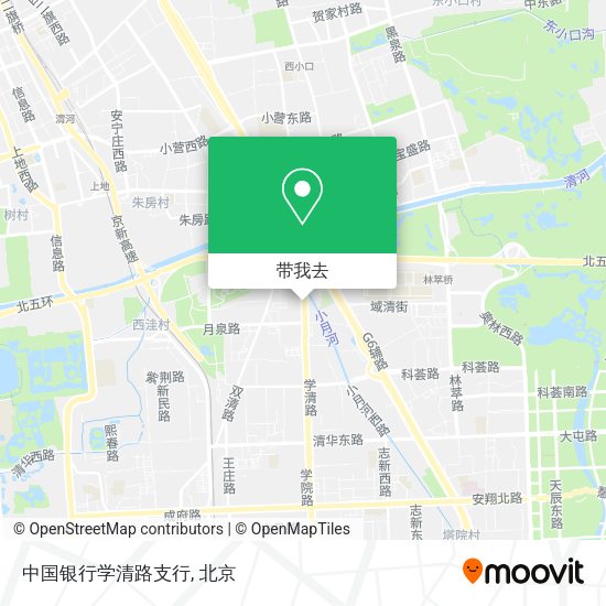 中国银行学清路支行地图