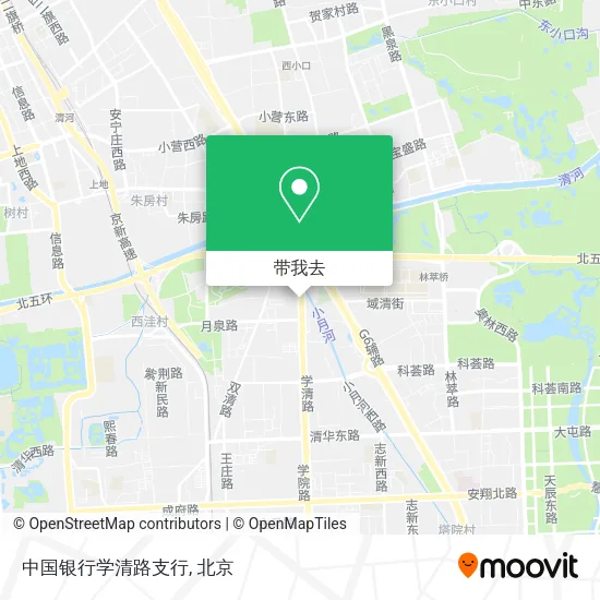 中国银行学清路支行地图