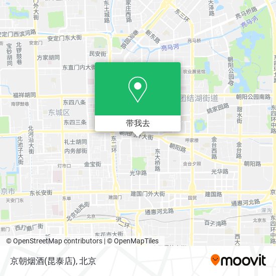 京朝烟酒(昆泰店)地图