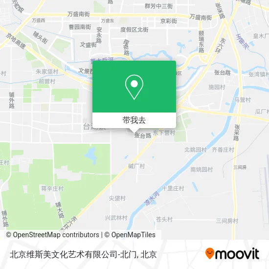 北京维斯美文化艺术有限公司-北门地图