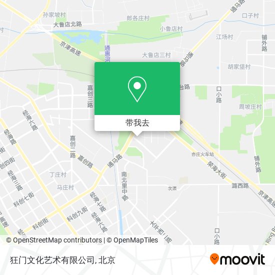 狂门文化艺术有限公司地图