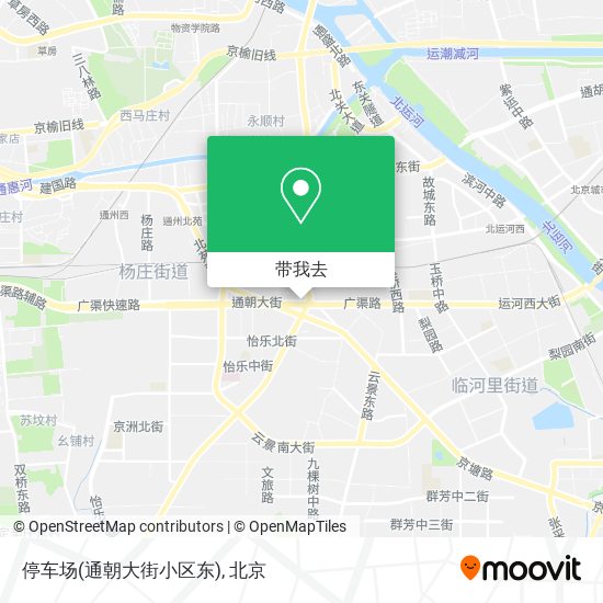 停车场(通朝大街小区东)地图