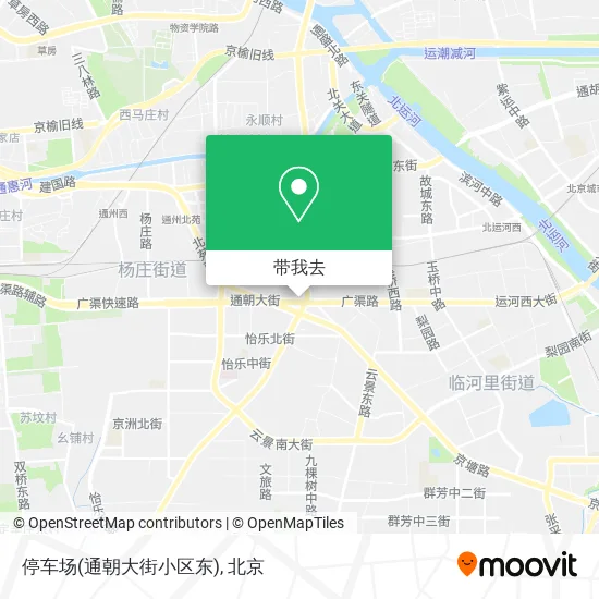 停车场(通朝大街小区东)地图