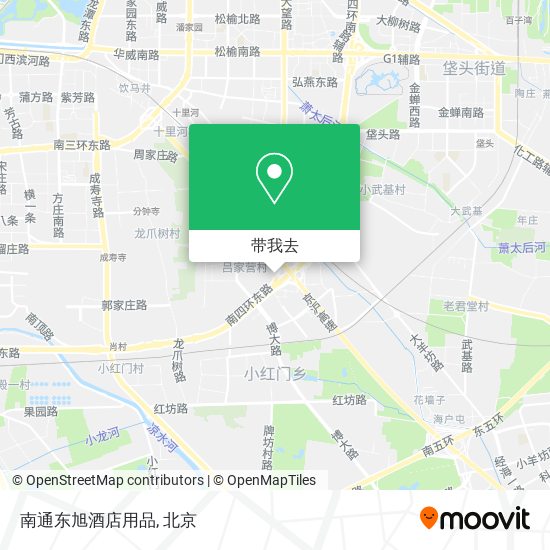 南通东旭酒店用品地图