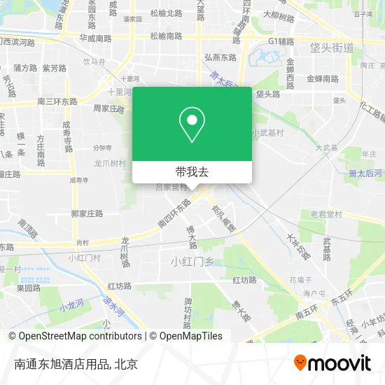 南通东旭酒店用品地图