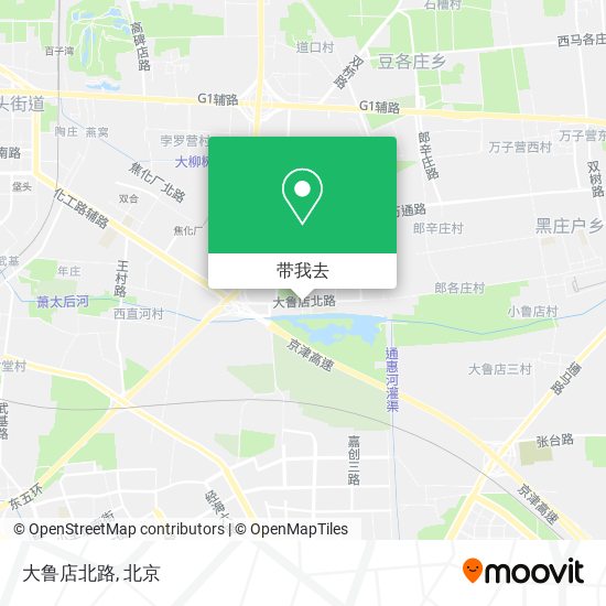 大鲁店北路地图