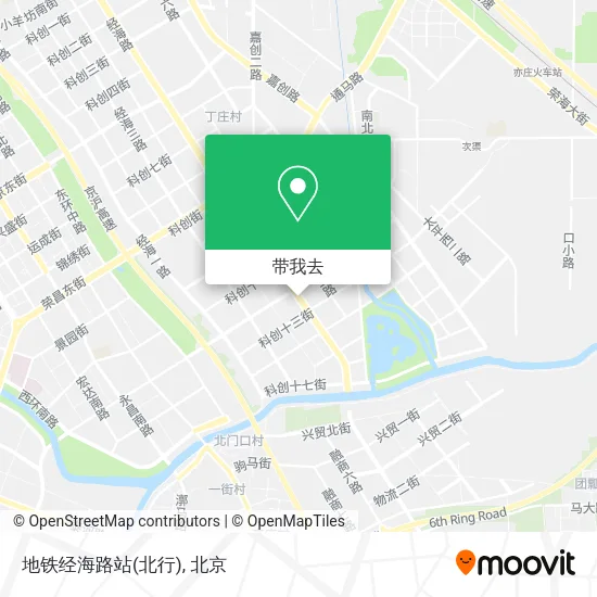 地铁经海路站(北行)地图